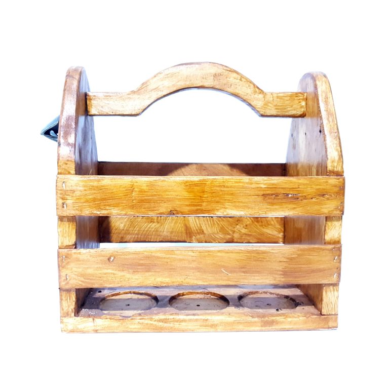 Wooden Bottle Holder