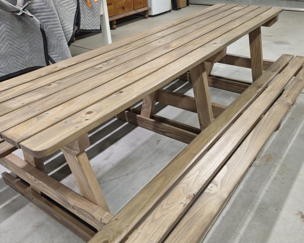 Long Wooden Childs Bench Joondalup
