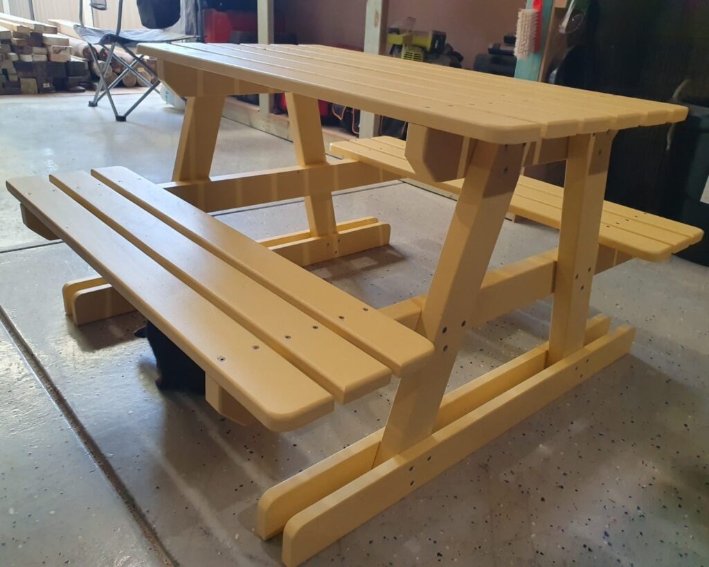 Yellow Childrens Bench Joondalup